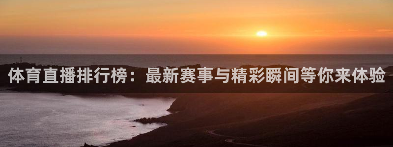体育直播排行榜：最新赛事与精彩瞬间等你来体验